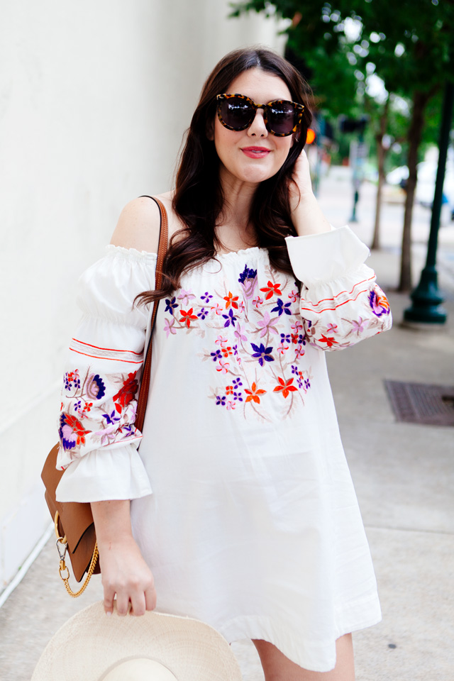 nordstrom embroidered dress