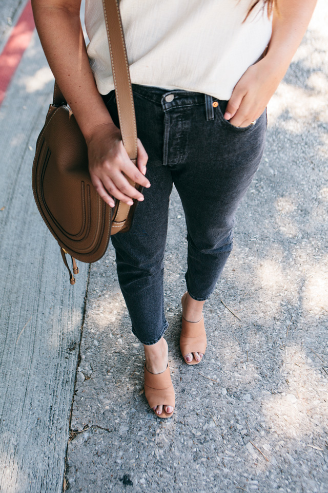 levi's 501 crop jeans dancing in the dark