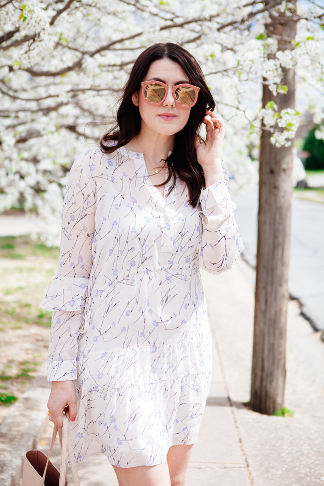 floral spring dress from style blogger kendi everyday.