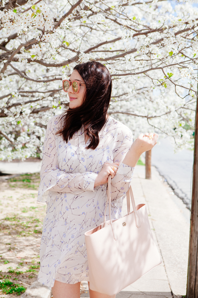 floral spring dress from style blogger kendi everyday.