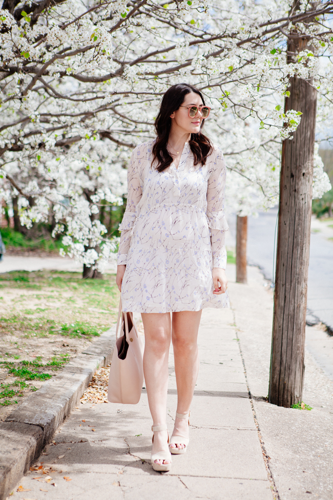 floral spring dress from style blogger kendi everyday.