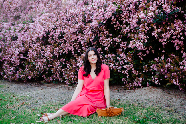 Red Midi Dress on Kendi Everyday