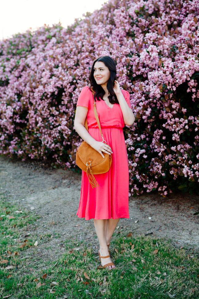 Red Midi Dress on Kendi Everyday