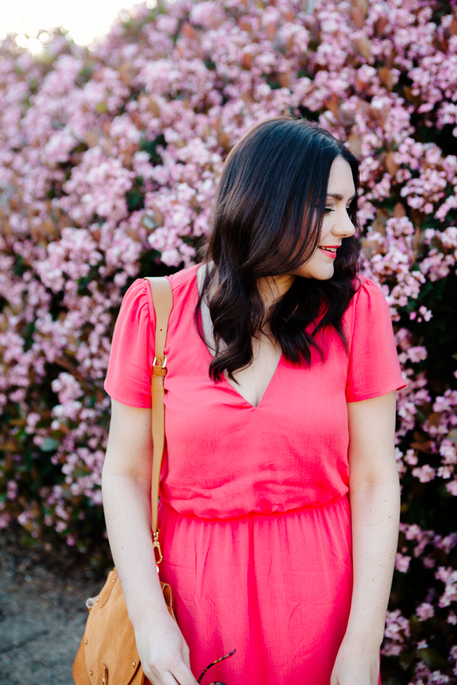 Red Midi Dress on Kendi Everyday