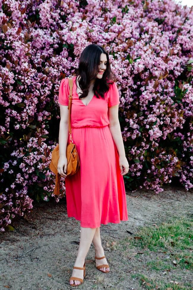 Red Midi Dress on Kendi Everyday