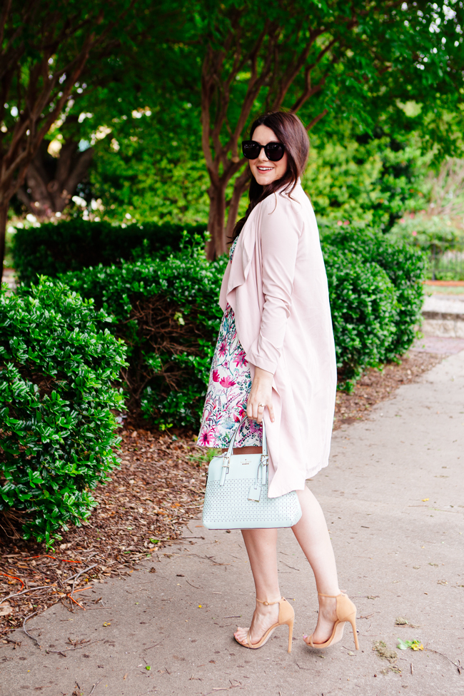 Floral Dress and Pink Trench on Kendi Everyday