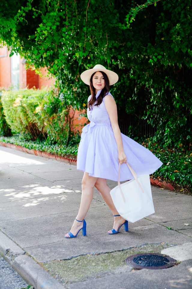 Striped Flare Dress on Kendi Everyday