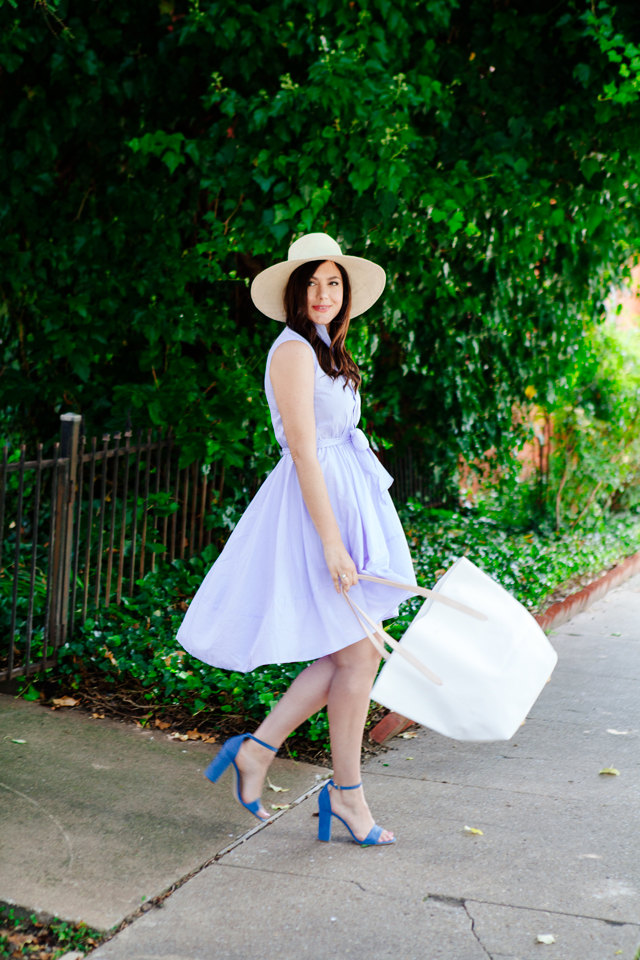 Striped Flare Dress on Kendi Everyday