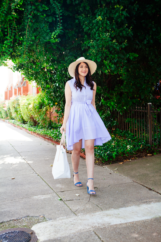 Striped Flare Dress on Kendi Everyday