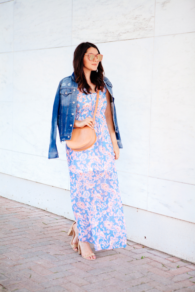 Floral Maxi Dress for Spring on Kendi Everyday