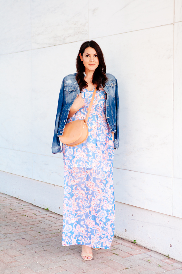 Floral Maxi Dress for Spring on Kendi Everyday