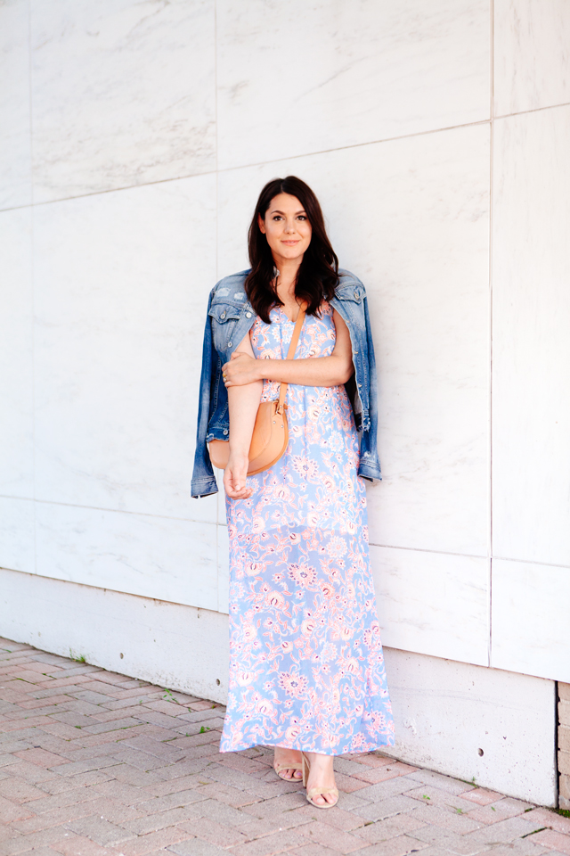 Floral Maxi Dress for Spring on Kendi Everyday