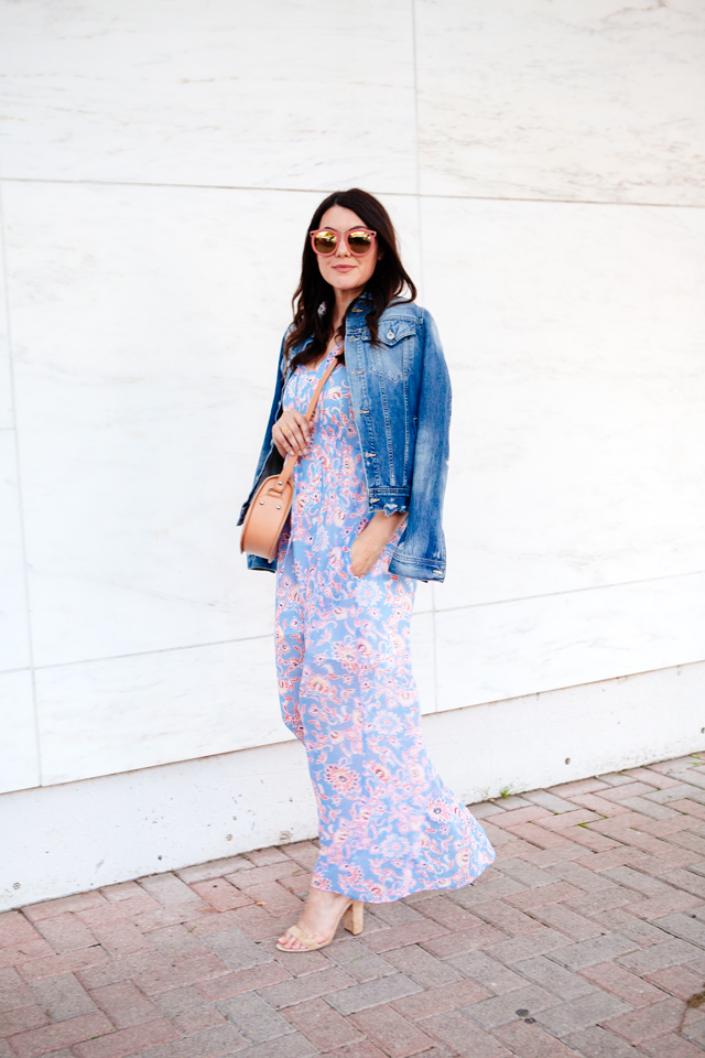 Floral Maxi Dress for Spring on Kendi Everyday