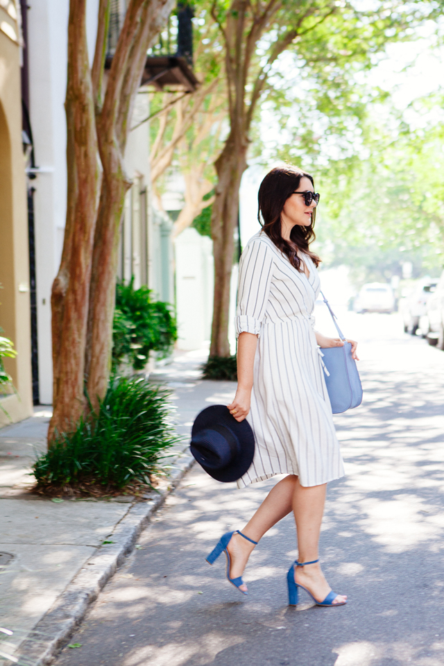 Striped Midi Dress on Kendi Everyday