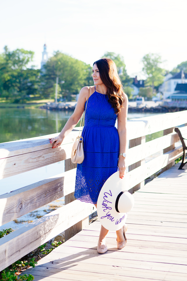 Bright Blue Dress on Kendi Everyday