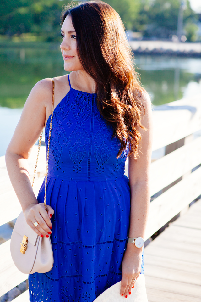 Bright Blue Dress on Kendi Everyday