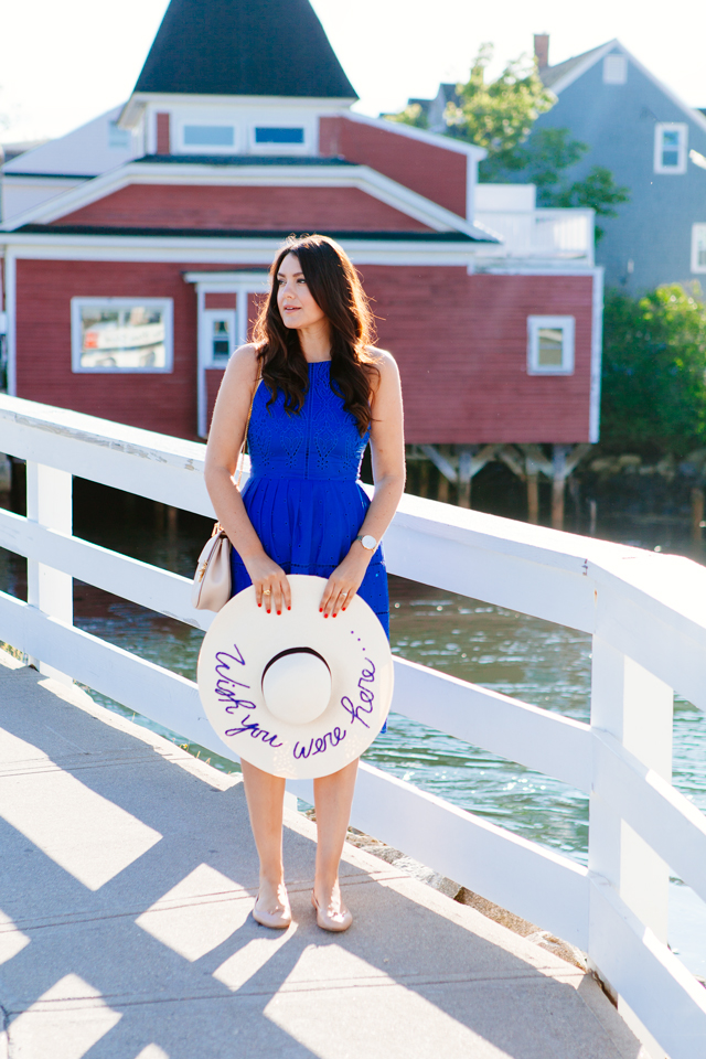 Bright Blue Dress on Kendi Everyday