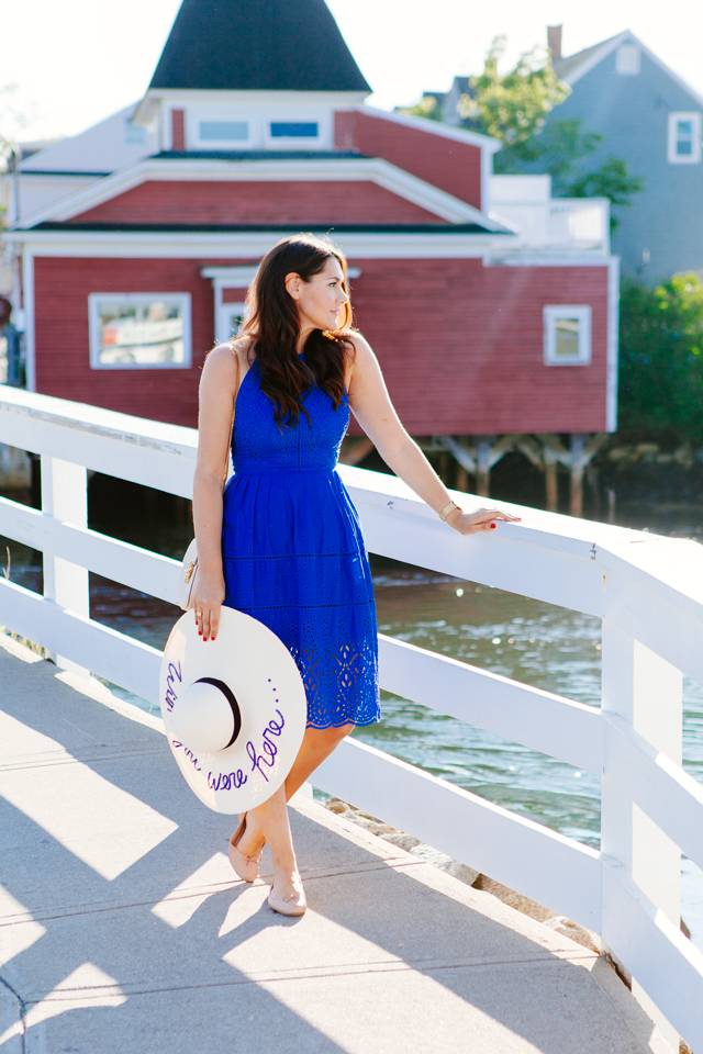 Bright Blue Dress on Kendi Everyday