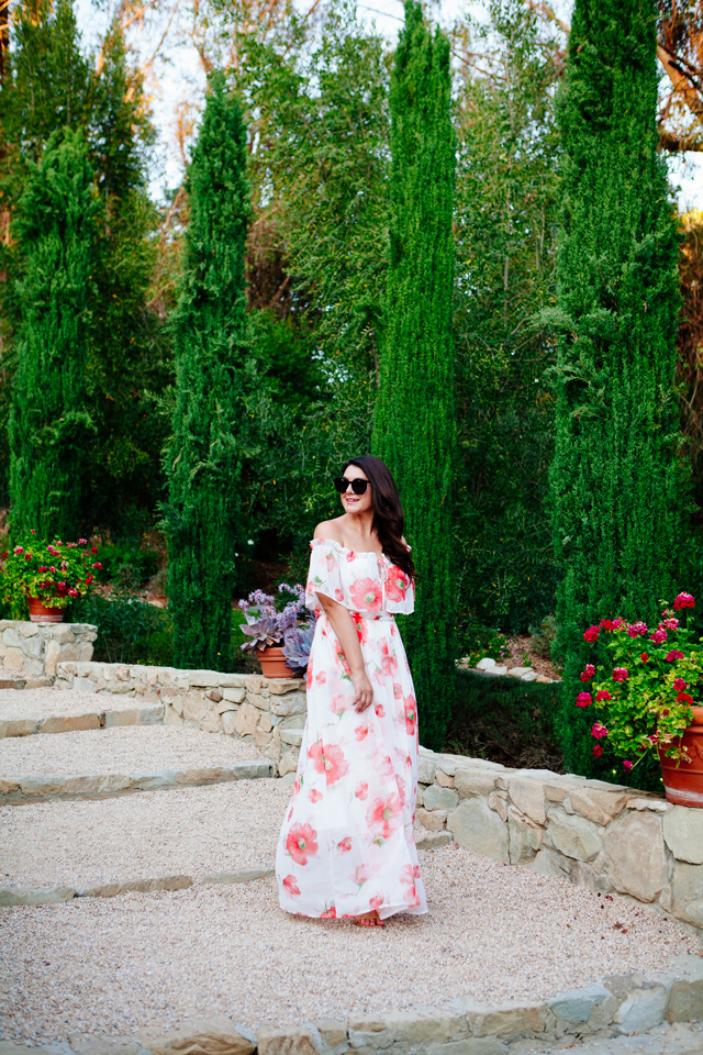 Floral Maxi Dress on Kendi Everyday