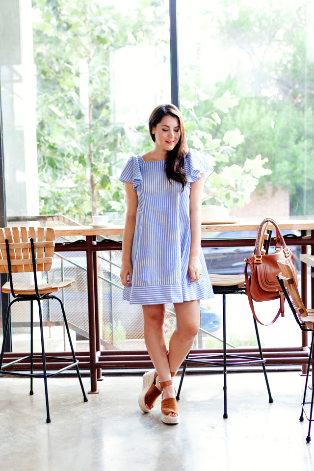 Ruffle Sleeve Dress on Kendi Everyday