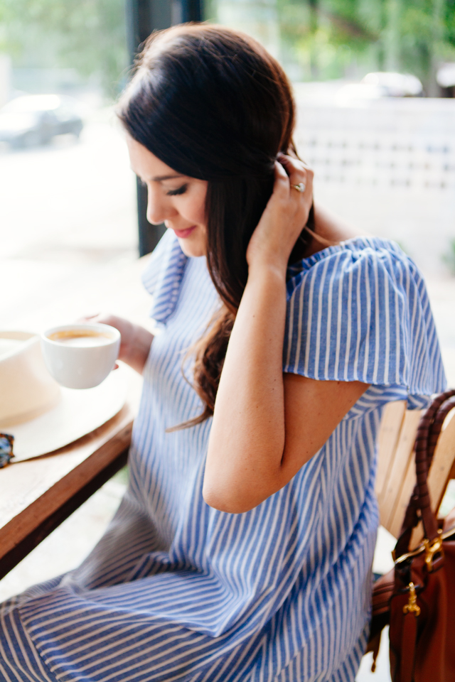 Ruffle Sleeve Dress on Kendi Everyday