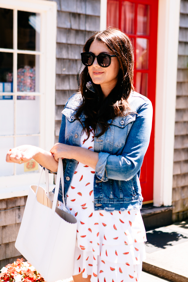 Watermelon print dress on Kendi Everyday