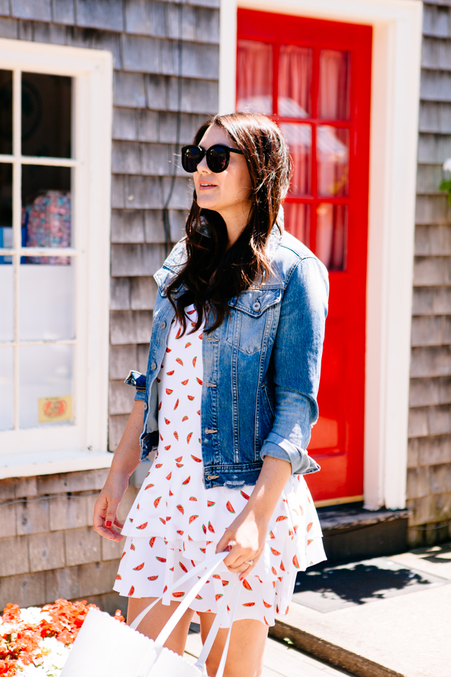 Watermelon print dress on Kendi Everyday