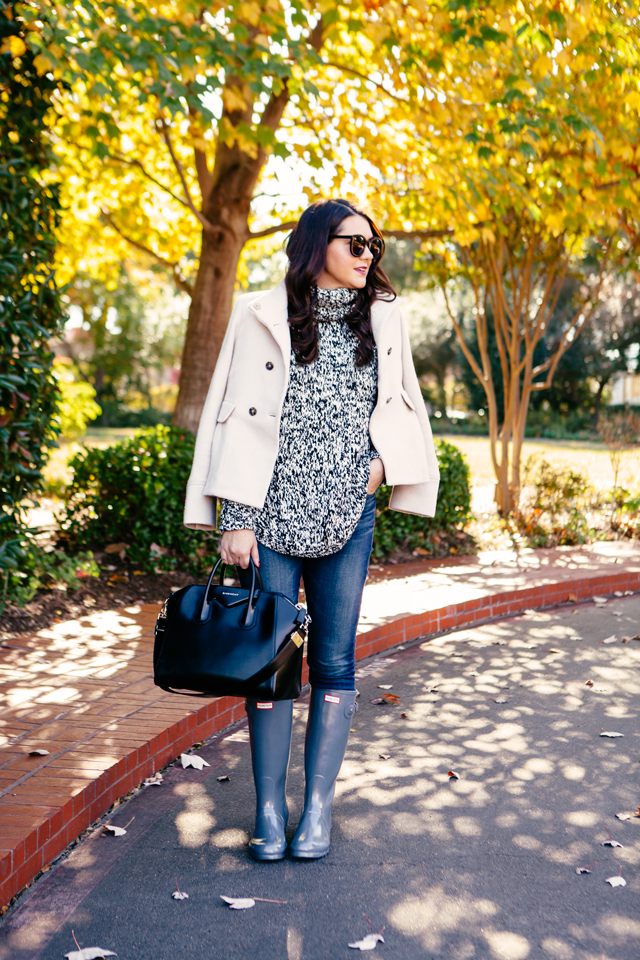 kendi-everyday-grey-hunter-boots-rain-boots-chunky-turtleneck-sweater-givenchy-antigona-Joie-Peacoat-13