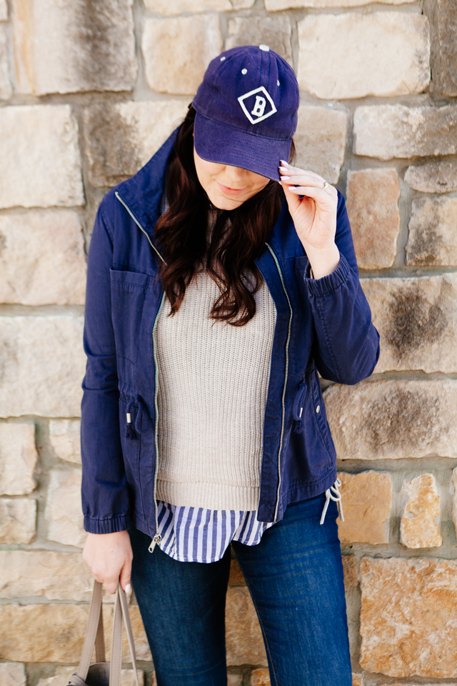 Old Navy spring layers perfect for the weekend, on Kendi Every day