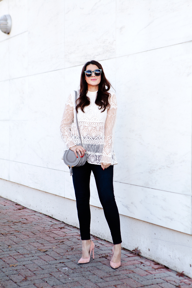 Lace Peplum Top | Kendi Everyday | Bloglovin’