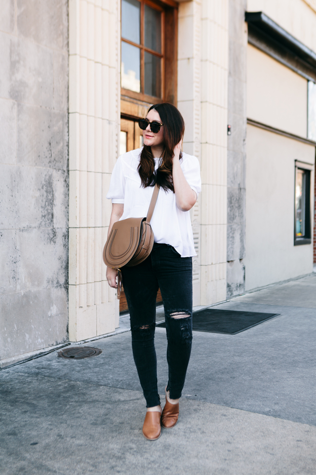 The harper on sale mule madewell