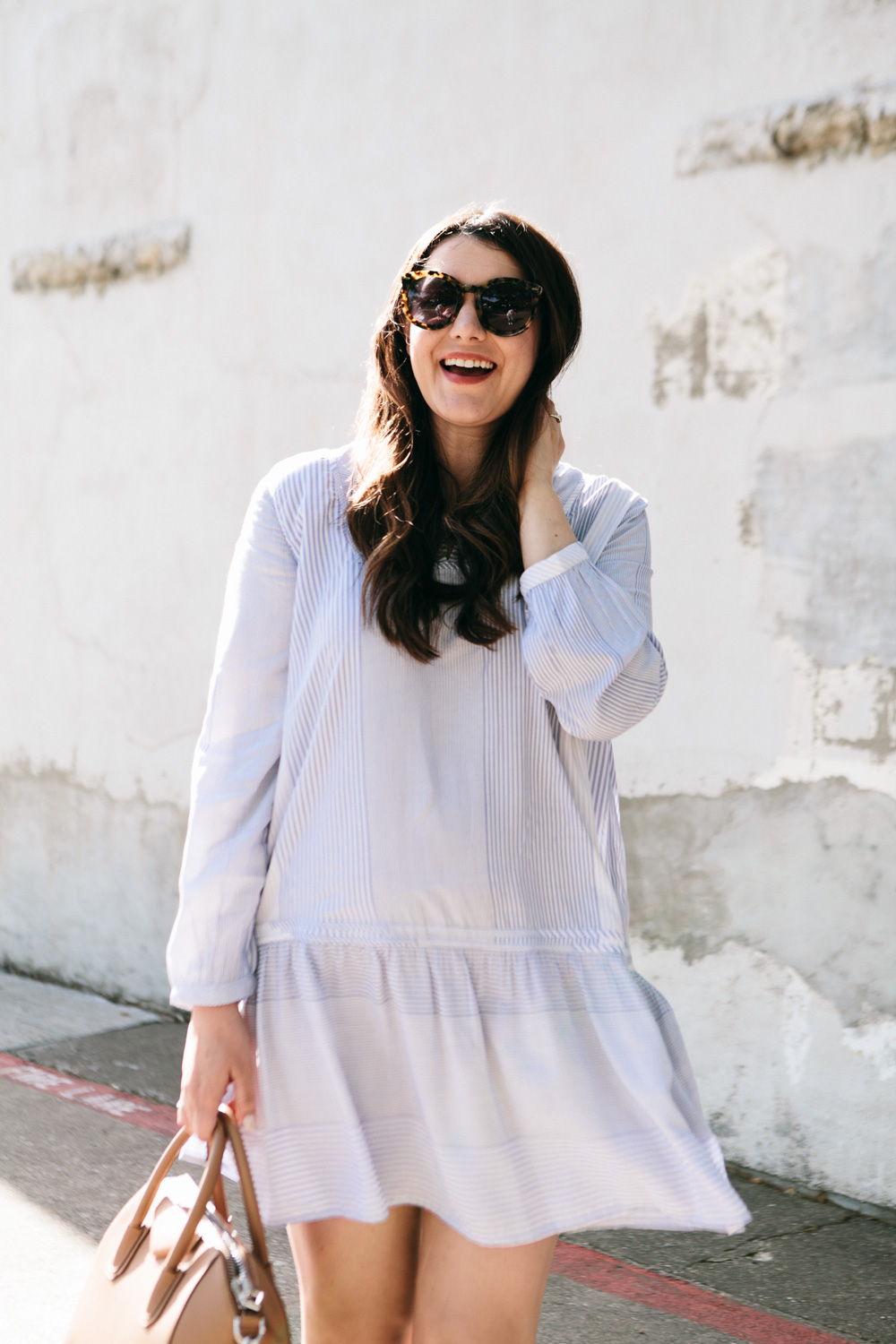 Loft clearance striped dress