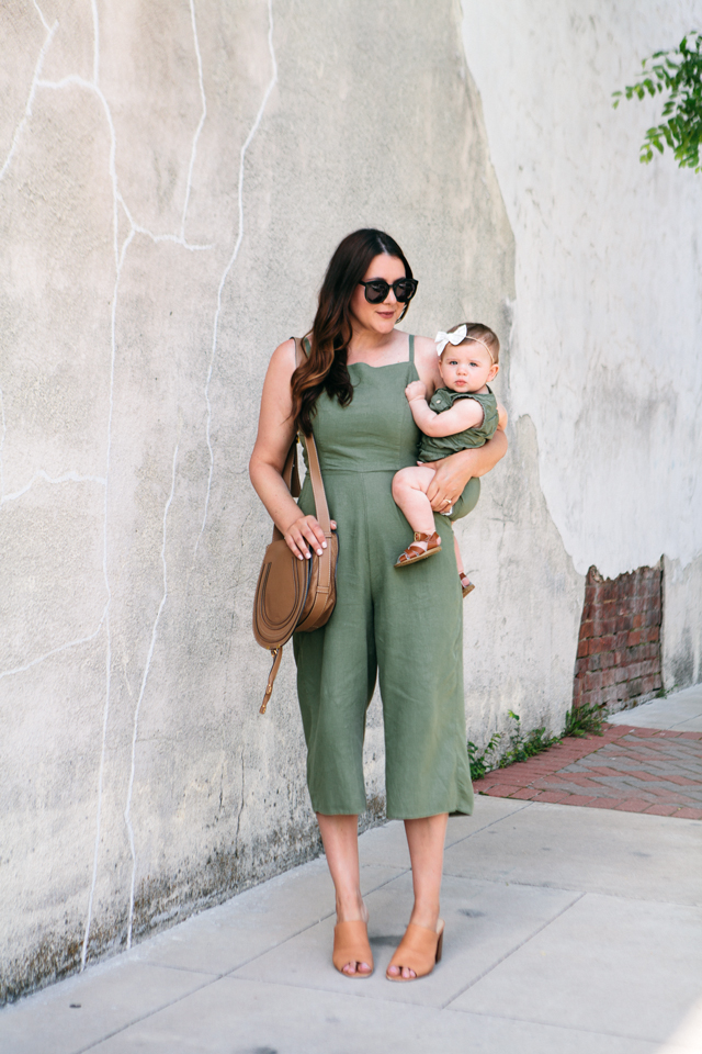 Old navy olive green jumpsuit hot sale