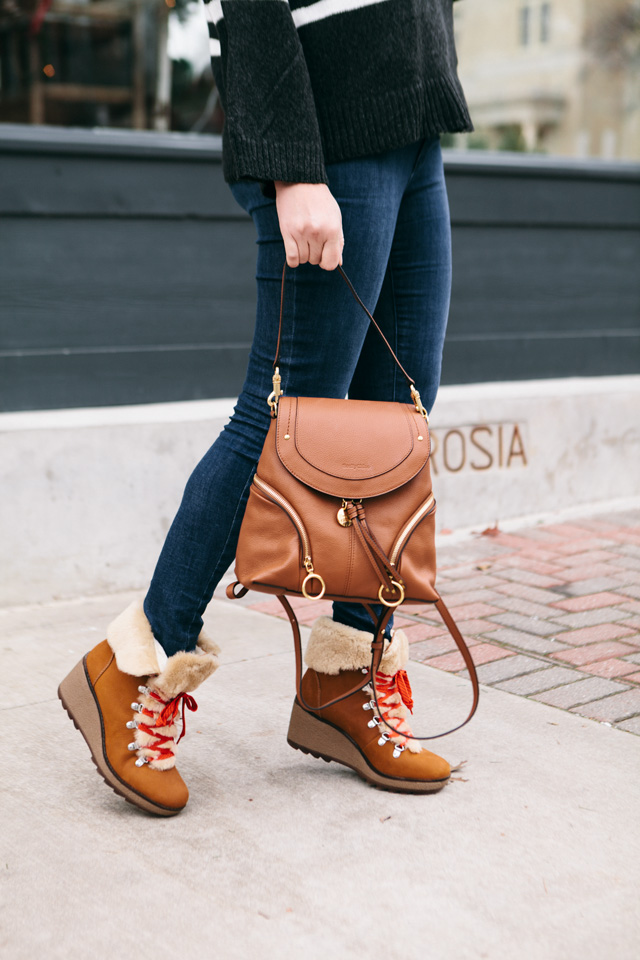 j crew nordic wedge boots pink