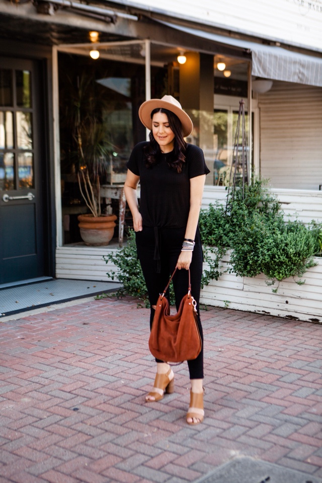 Three Ways to Accessorize an All Black Outfit | kendi everyday