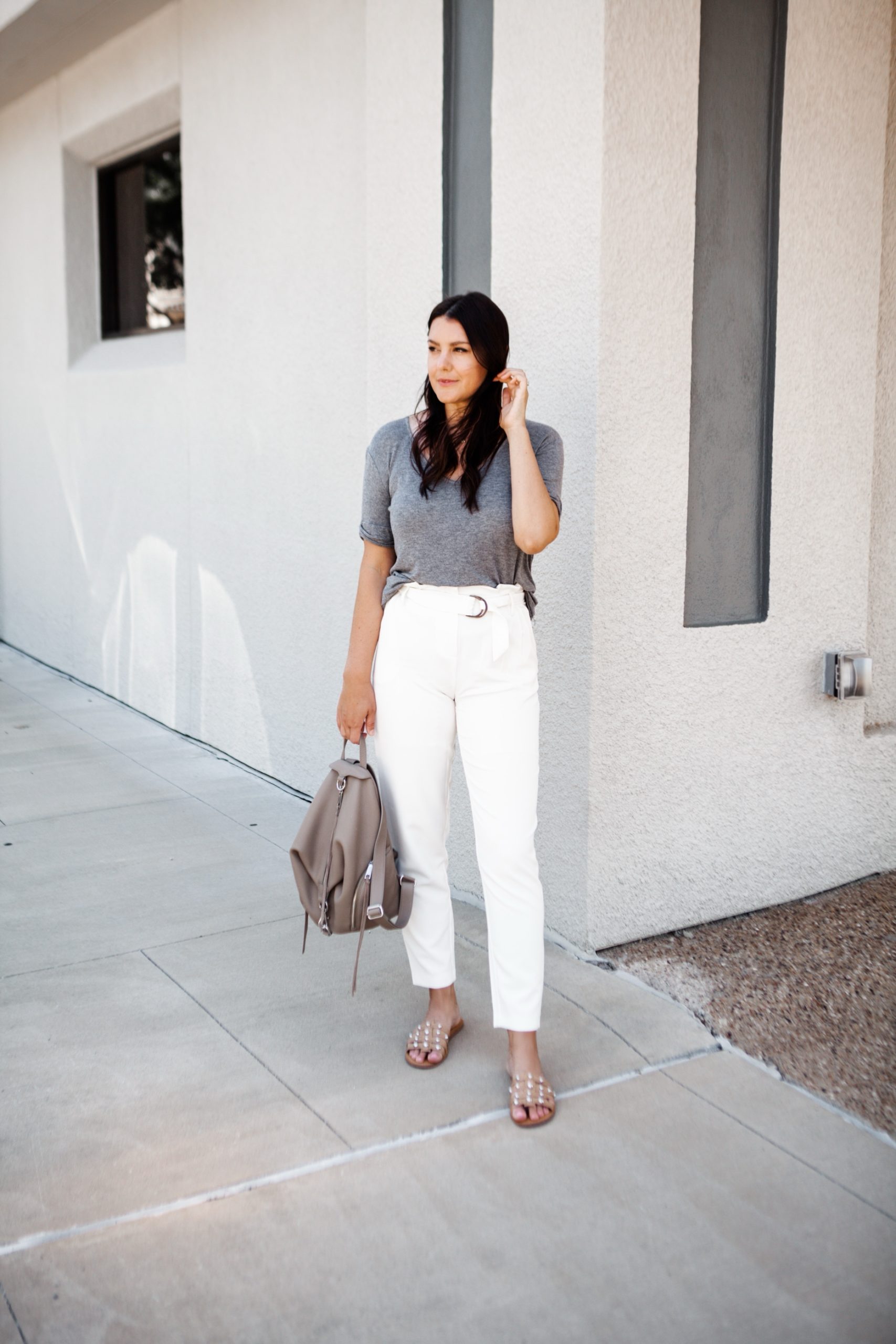 white slacks outfits