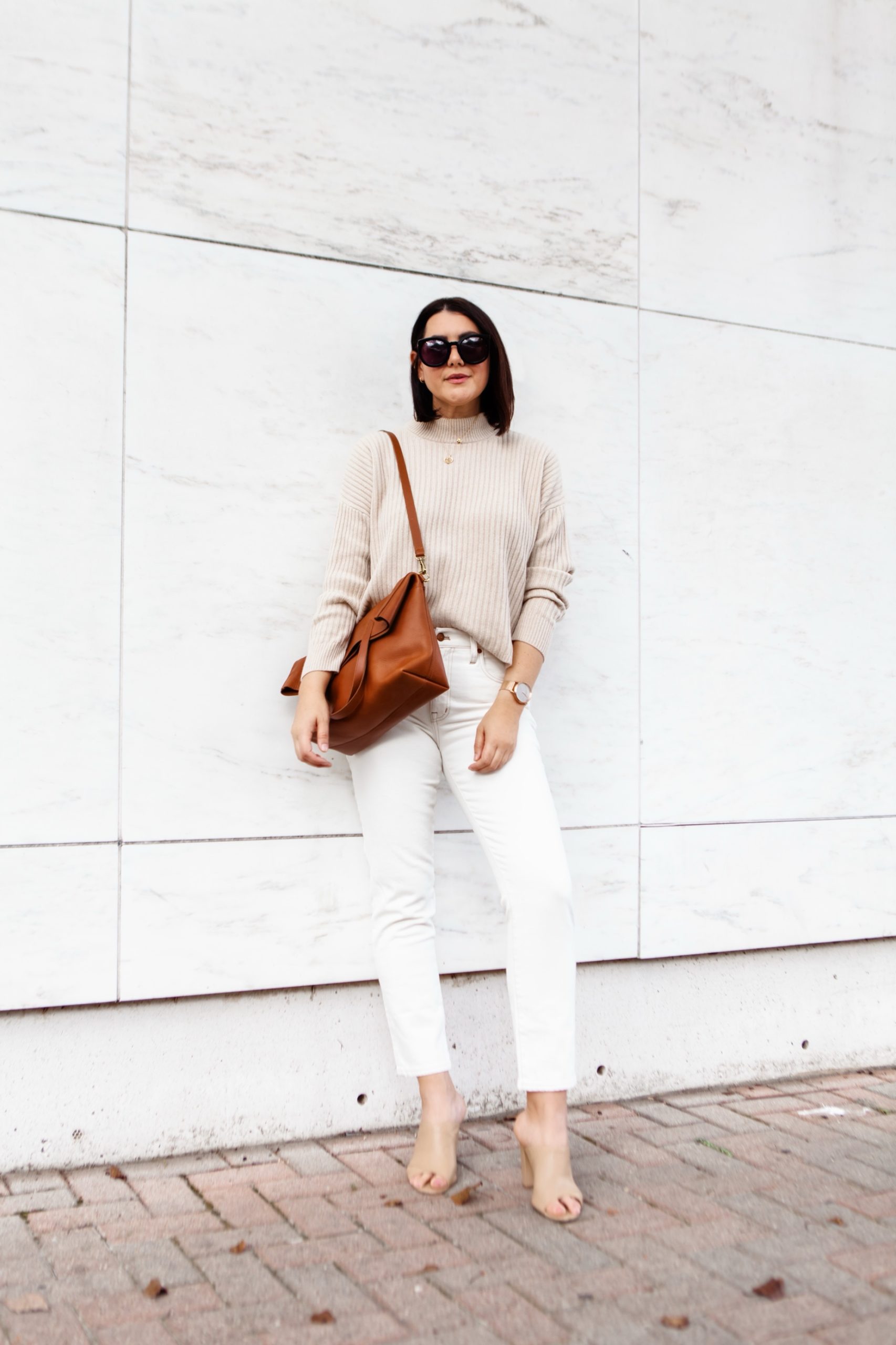 oatmeal_sweater_ivory_jeans_outfit_1 | kendi everyday