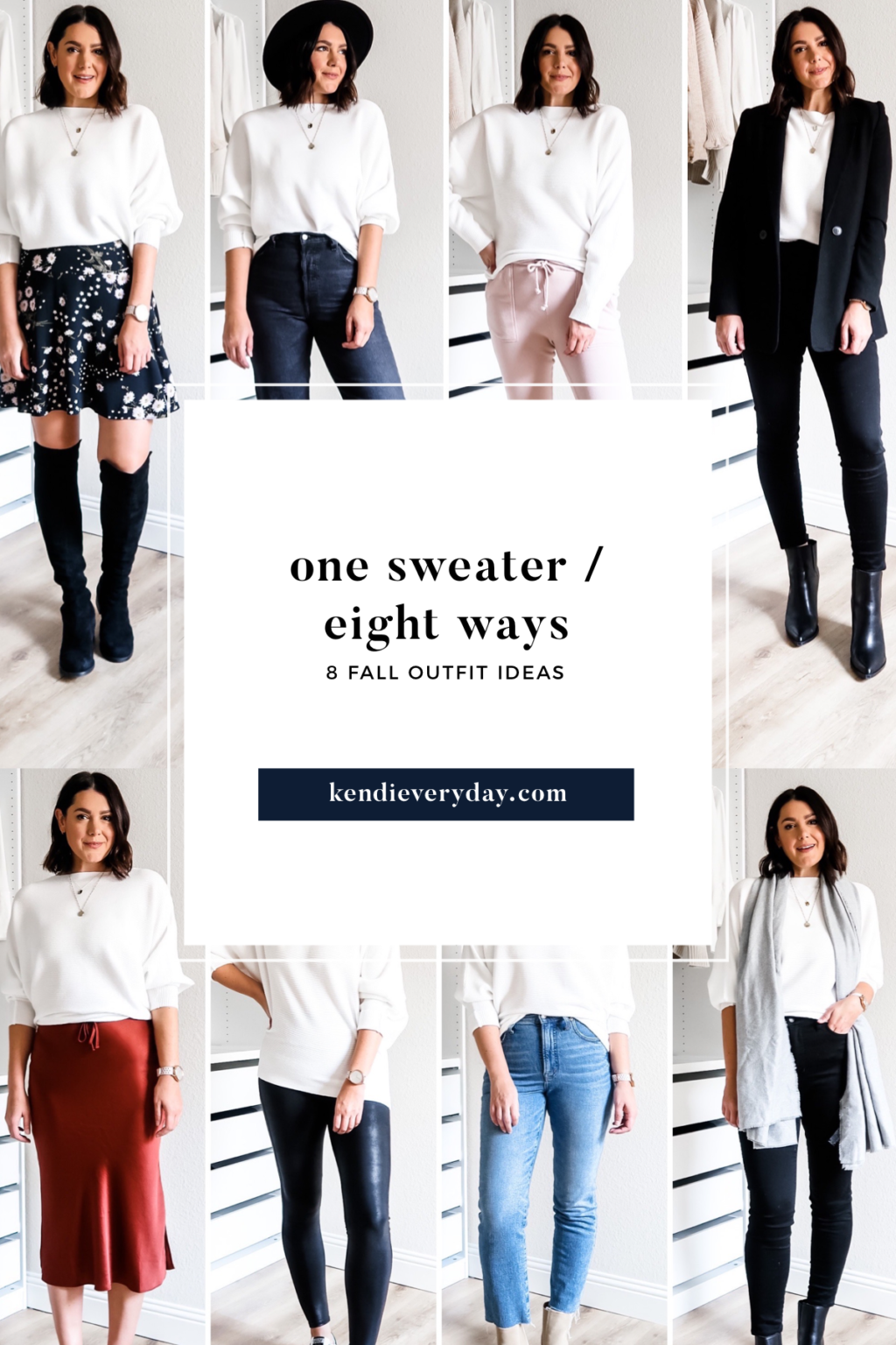 One Sweater / Eight Ways | kendi everyday