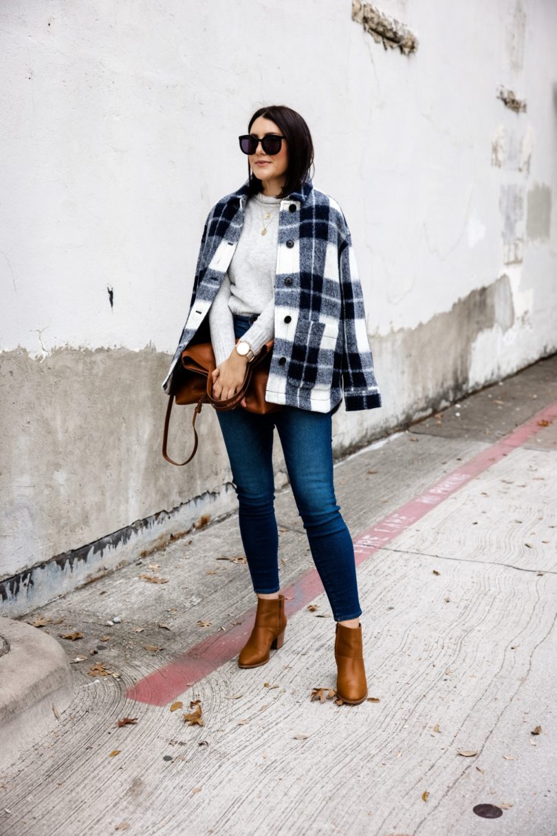 The Best Plaid Coat + Huge Madewell Sale!