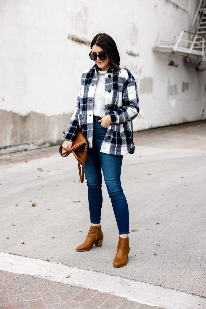 The Best Plaid Coat + Huge Madewell Sale!