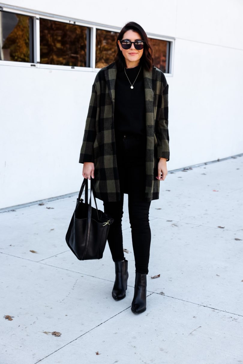 This Season's Plaid Coat | kendi everyday