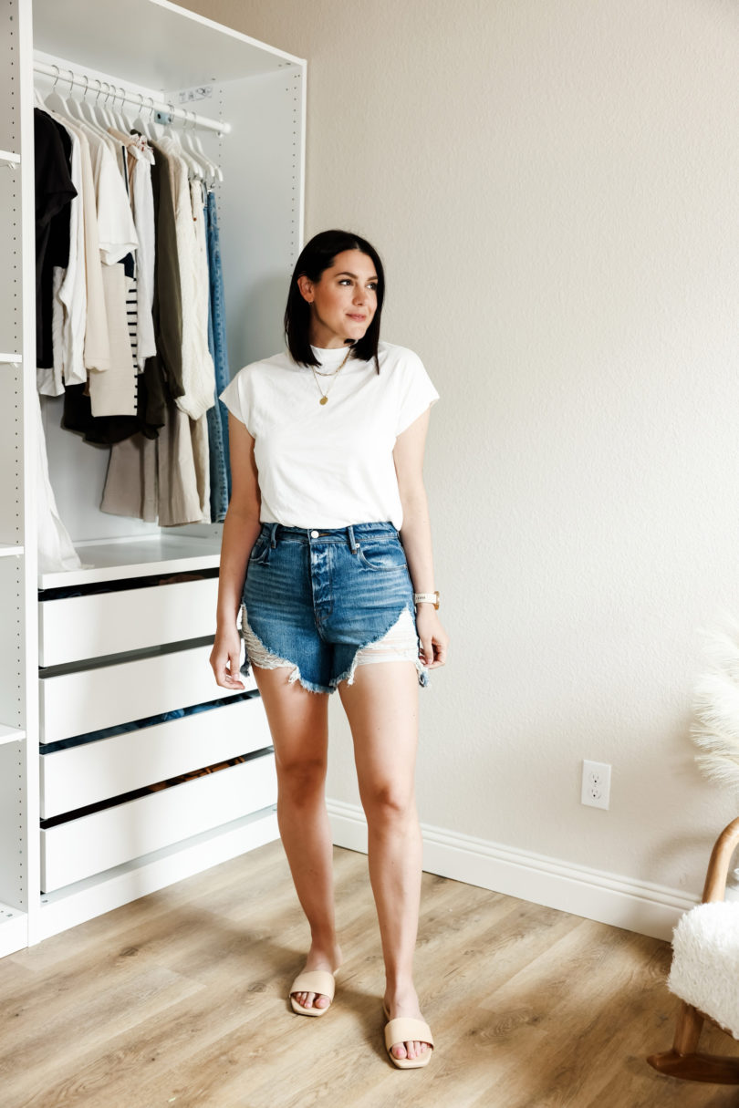 Good american shorts sales