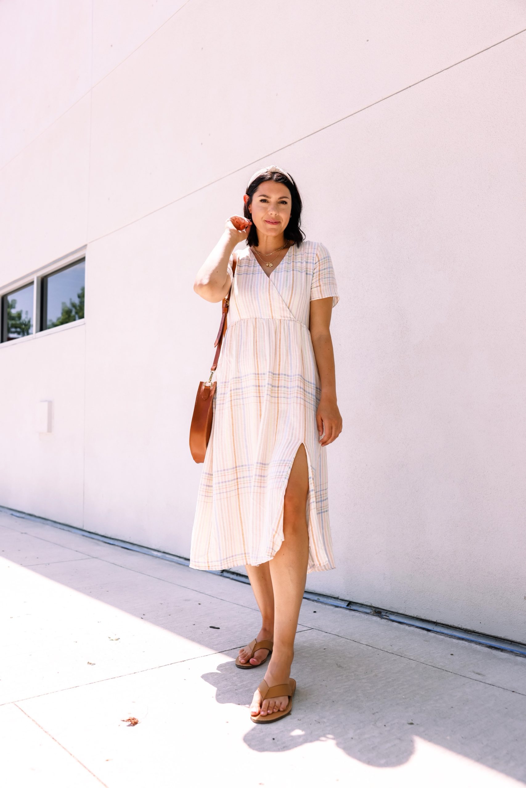 Madewell plaid dress sale