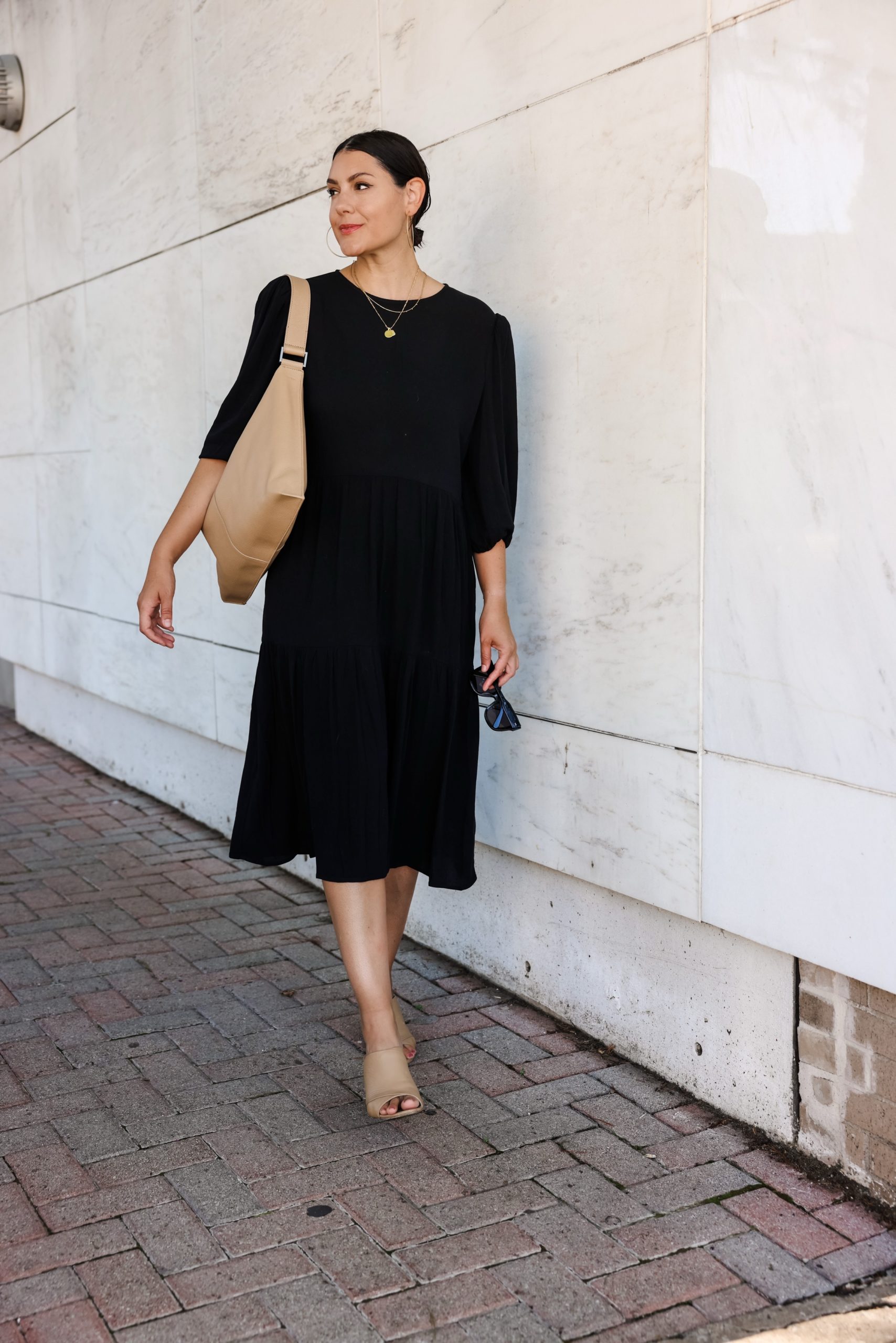 #NSALE: Black Midi Dress | kendi everyday