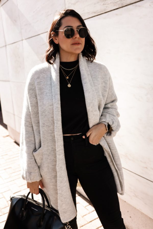 Madewell Grey Sweater Coat | kendi everyday