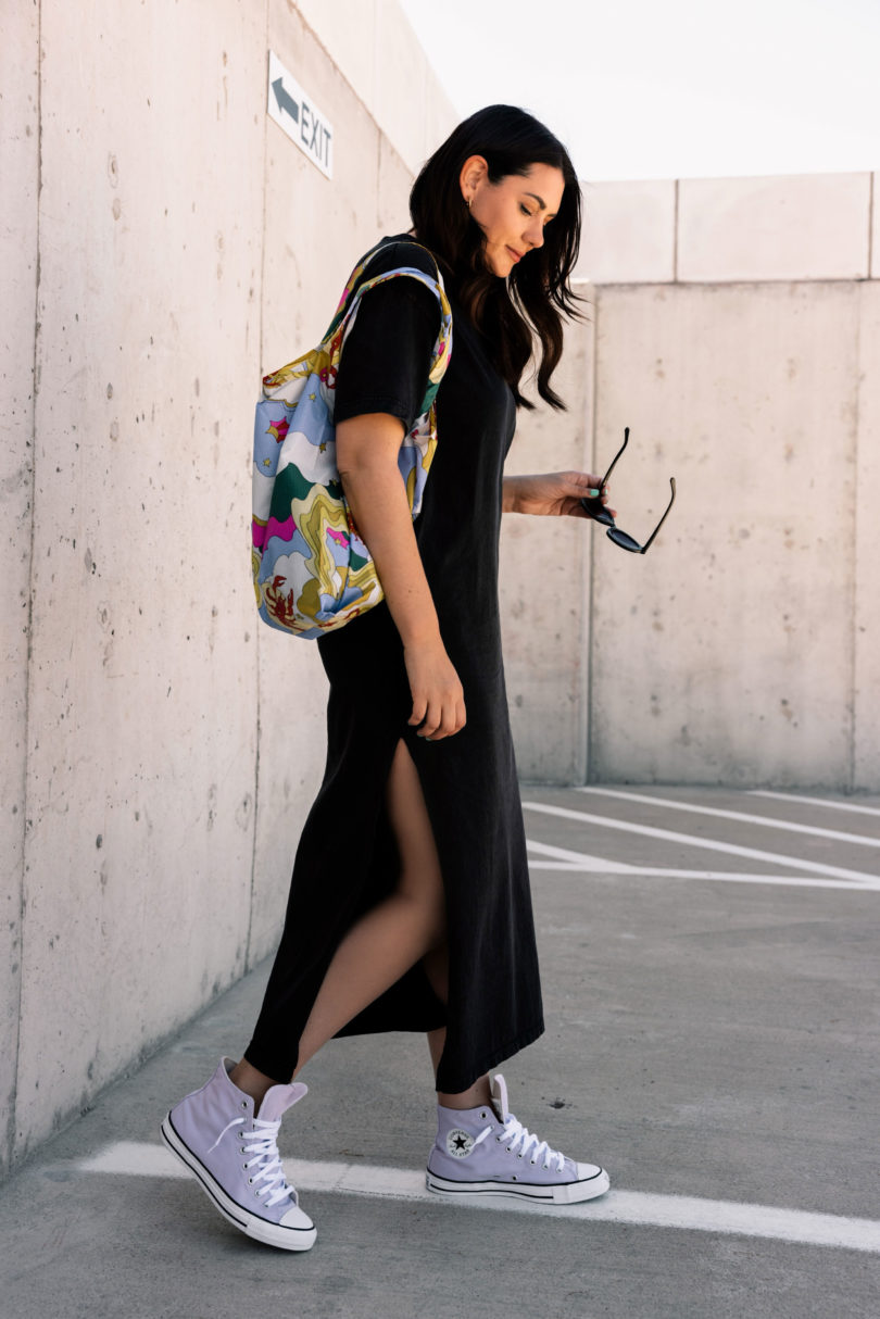 dress and converse