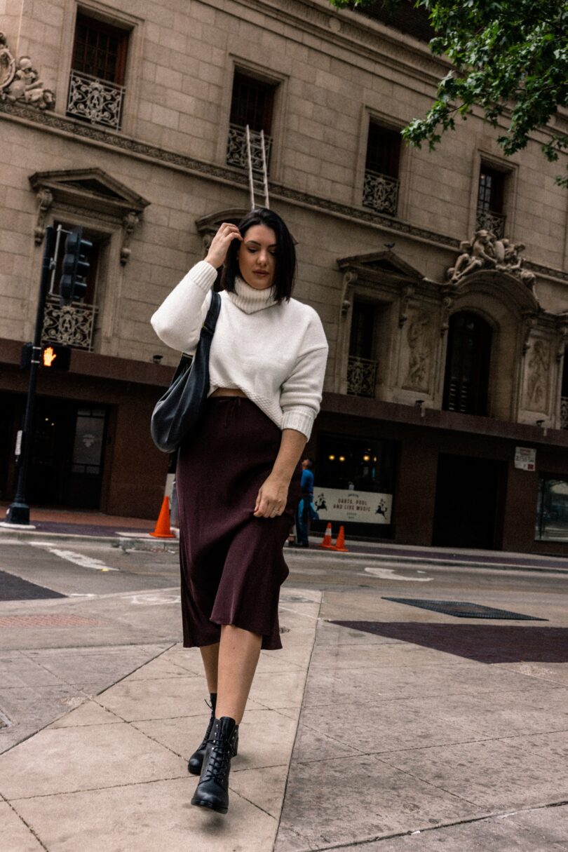 Style Inspiration The Maxi Skirt  Sweater Combo  TIG  Digital  Publication