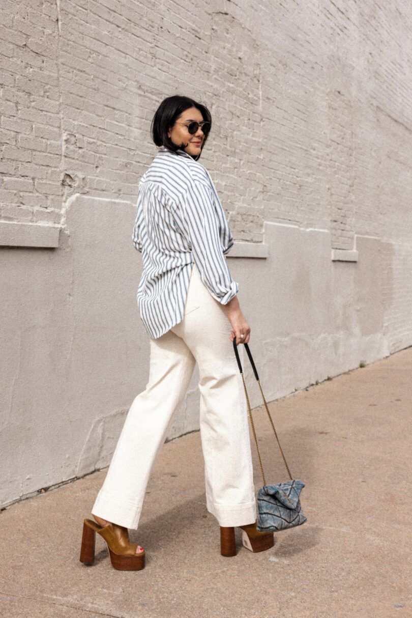 White Wide Leg Denim for Now | kendi everyday