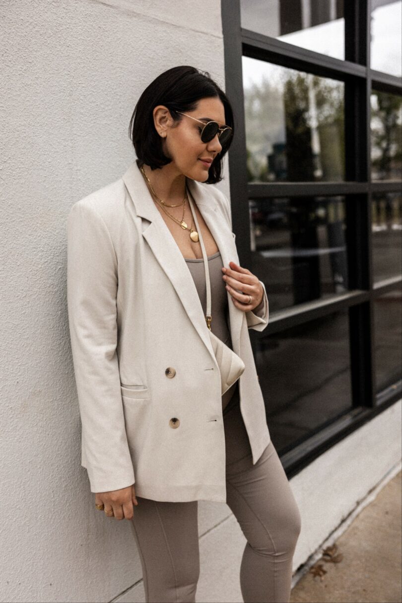 Blazer cheap style jumpsuit