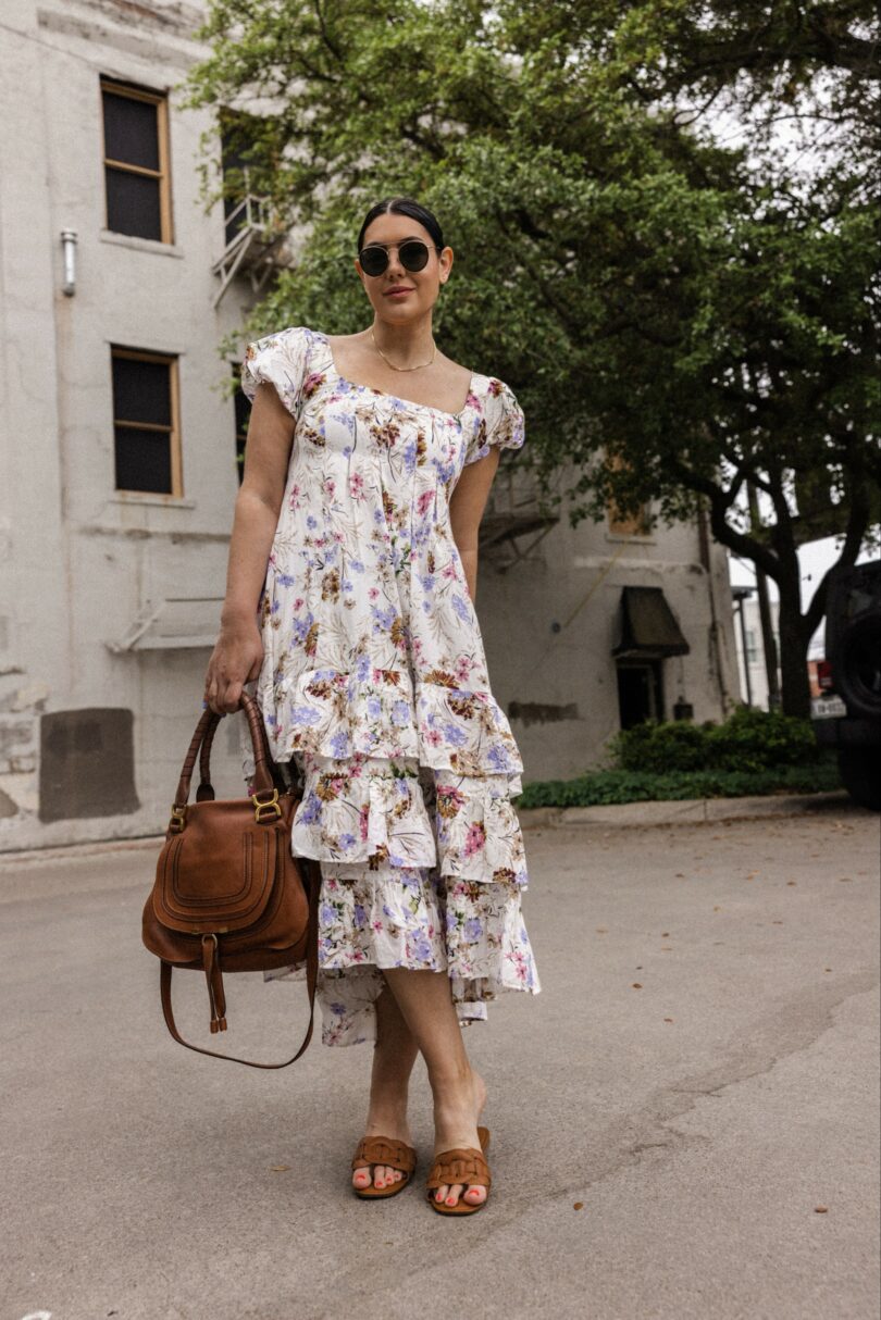 Floral Tiered Maxi Dress | kendi everyday